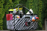 Zebra Sequin TGA Athletic Handbag