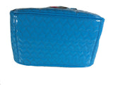 Glossy Bright Blue Heart TGA Athletic Handbag