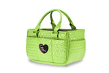 Glossy Neon Green Heart TGA Athletic Handbag